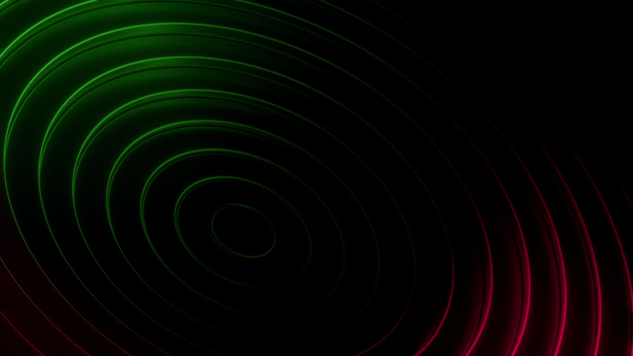 Multicolor Neon Spiral Vortex Looping Abstract 3D Background. 3D rendering