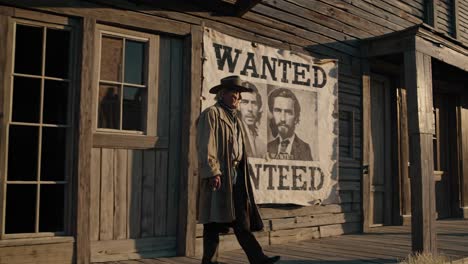 wanted man in the old west