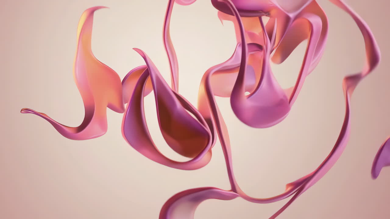 Abstract Pink Fluid Design