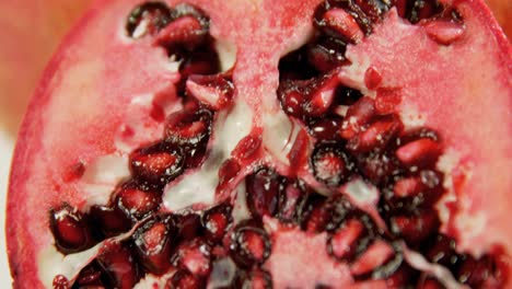 bright juicy ripe pomegranate with seeds 4k 4k