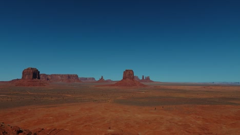 monument valley panorama in utah and arizona