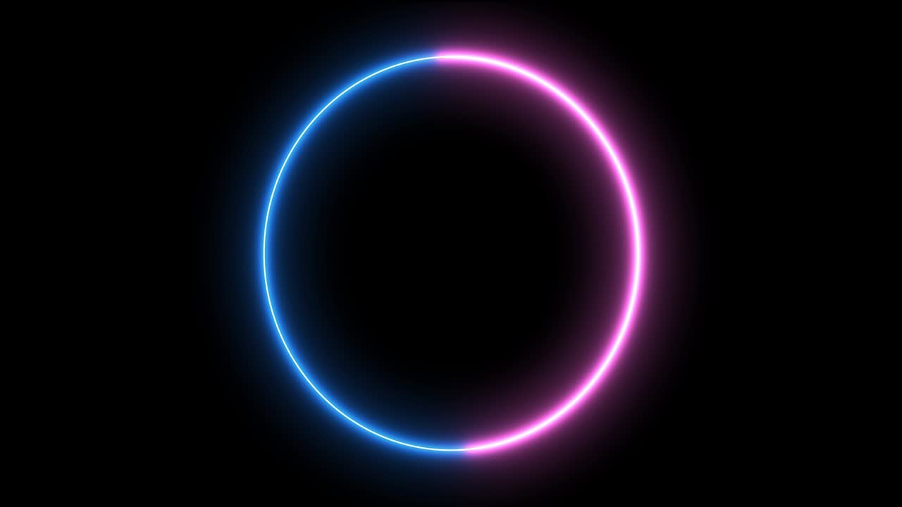 abstracto neón, led cuadrado, borde. renderizado colorido futurista