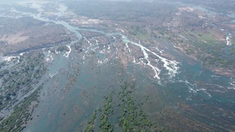 The-biggest-waterfall-is-South-East-Asia,-the-Khon-Phapheng-Falls-makes-a-impressive-sight,-even-from-the-distance