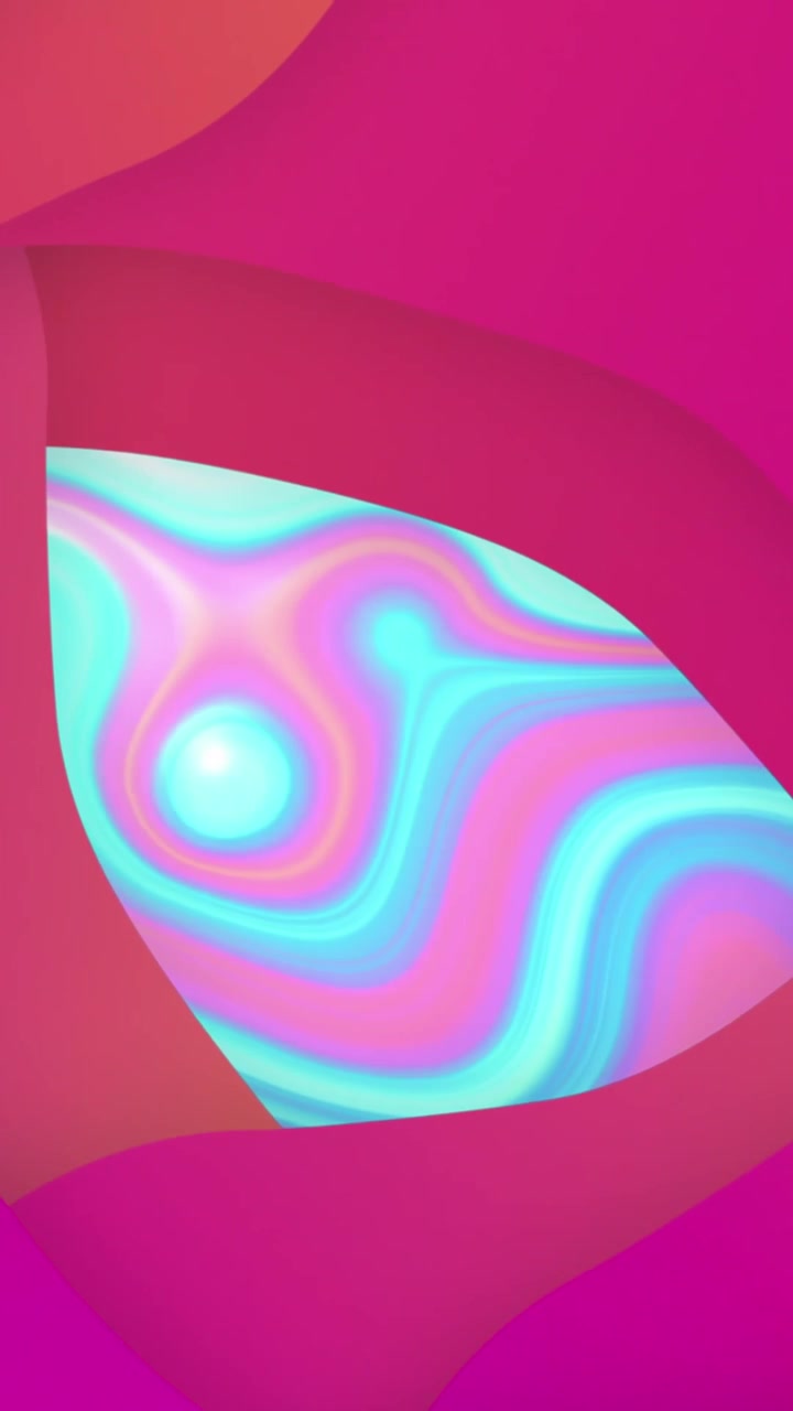 Animazione di forme su sfondo colorato in movimento