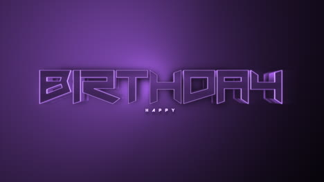 Monochrome-Happy-Birthday-text-on-dark-purple-gradient