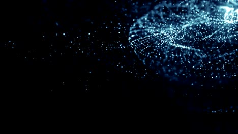 partículas de polvo abstracto luz bokeh títulos de movimiento bucle de fondo cinematográfico