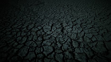 Drought-Cracked-Soil-Surface-at-Night