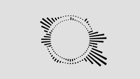 ecualizador de música, ondas de audio o frecuencia de sonido en fondo gris
