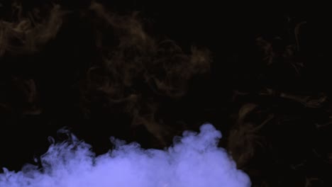 4k farbenfroher nebel- und raucheffekt
