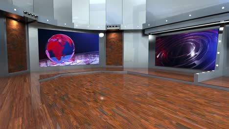 3d virtual tv studio news