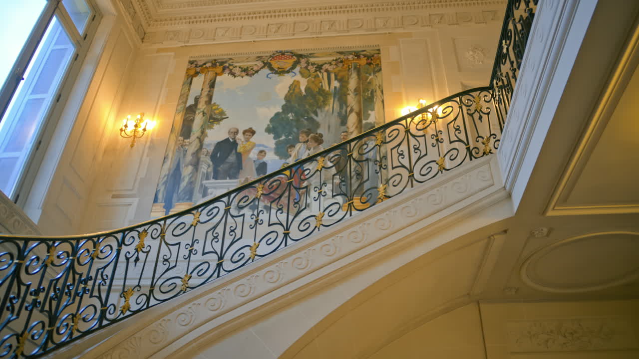The interior of the Villa Massena Museum in Nice, France