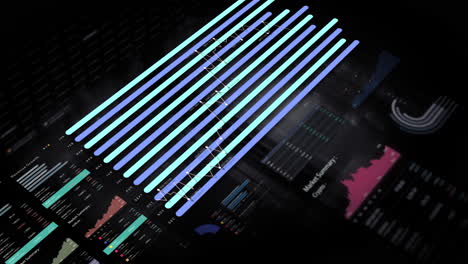 Dynamic data visuals for business info graphics, animated charts, and data-driven insights for a business meeting mock-up. Explore the world of trading, stock exchanges, and crypto