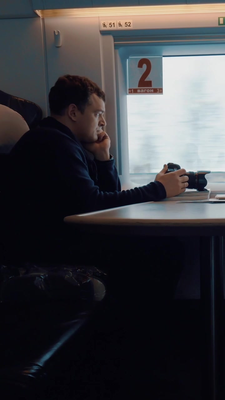 Stocker enjoying train ride after doing the job