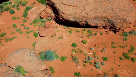 rocas rojas del oeste americano, panorama aéreo, utah