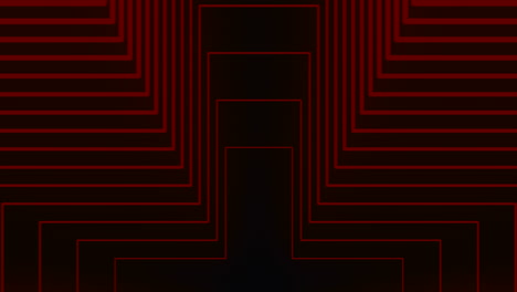 a striking red and black design on a black backdrop that seems ideal for a website or graphic design element, blending simplicity and boldness