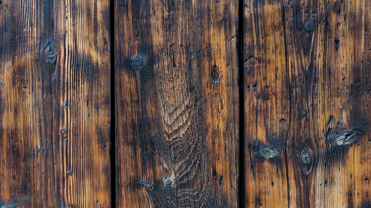 Old wood wall background. Beautiful texture of natural wooden wall.
