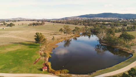 Drone-aerial-at-winery-calm-autumn-day