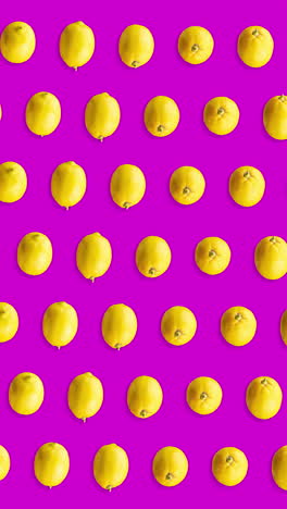 pattern-of-animated-lemons-in-vertical