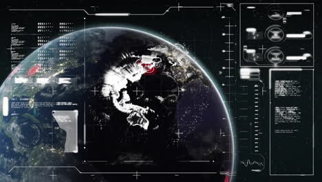 Animación-De-Procesamiento-De-Datos-Y-Diagramas-Sobre-El-Mundo.