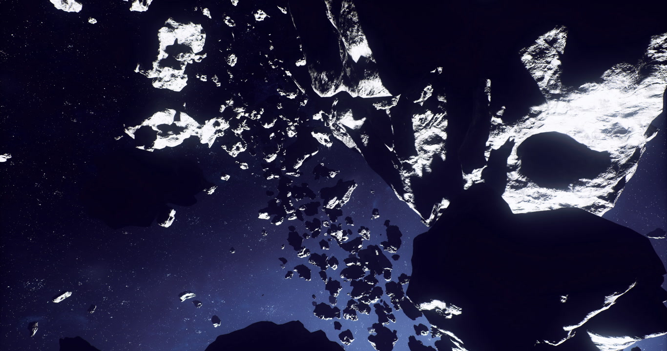 Autonomous drone slices through cosmic debris with precision