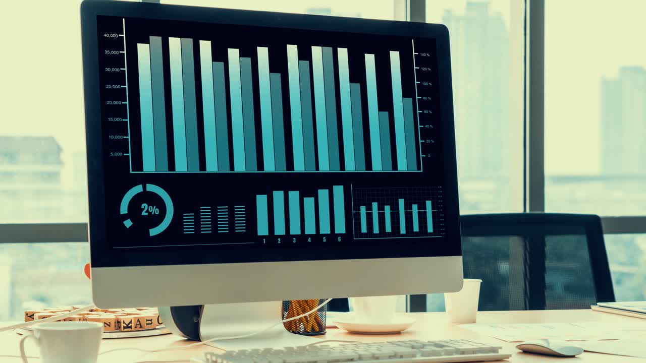 tecnología de análisis visual de datos empresariales mediante software informático creativo