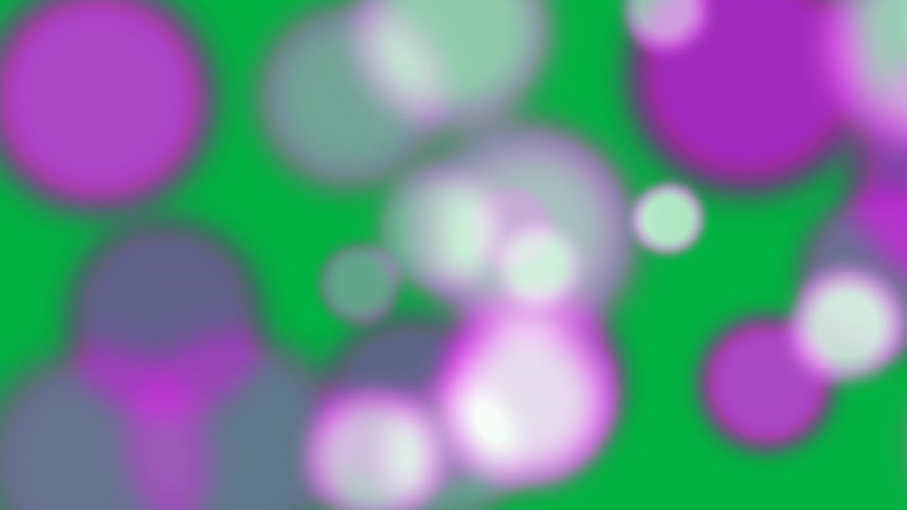 Center orb pulling magenta orbs inward overlapping into column forming bloom on transparent canvas