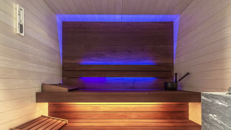 Sauna-De-Madera-Con-Pantalla-De-Luz-Pulsante-De-Colores