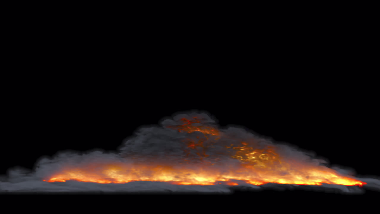 efecto de explosión de fuego