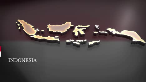 3d animated map of indonesia