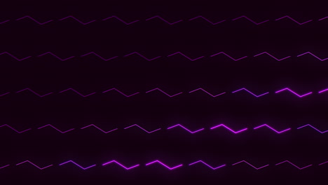 Líneas-Diagonales-De-Onda-Moradas-Sobre-Fondo-Negro