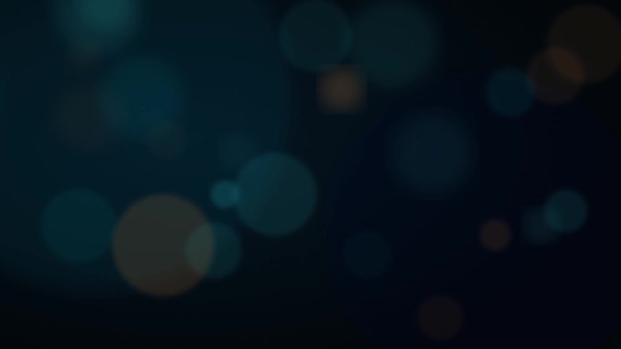 Abstract Background with Soft Glowing Blue and Orange Bokeh Circles