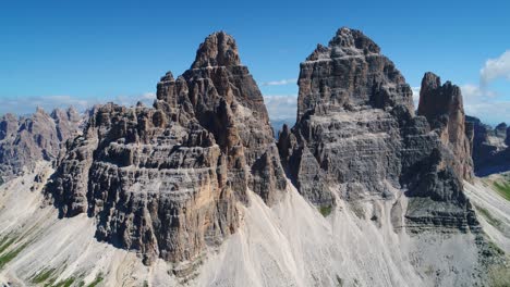 national nature park tre cime in the dolomites alps. beautiful nature of italy.
