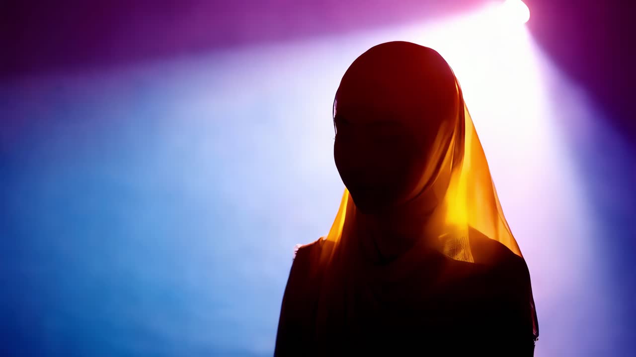 mujer en hijab