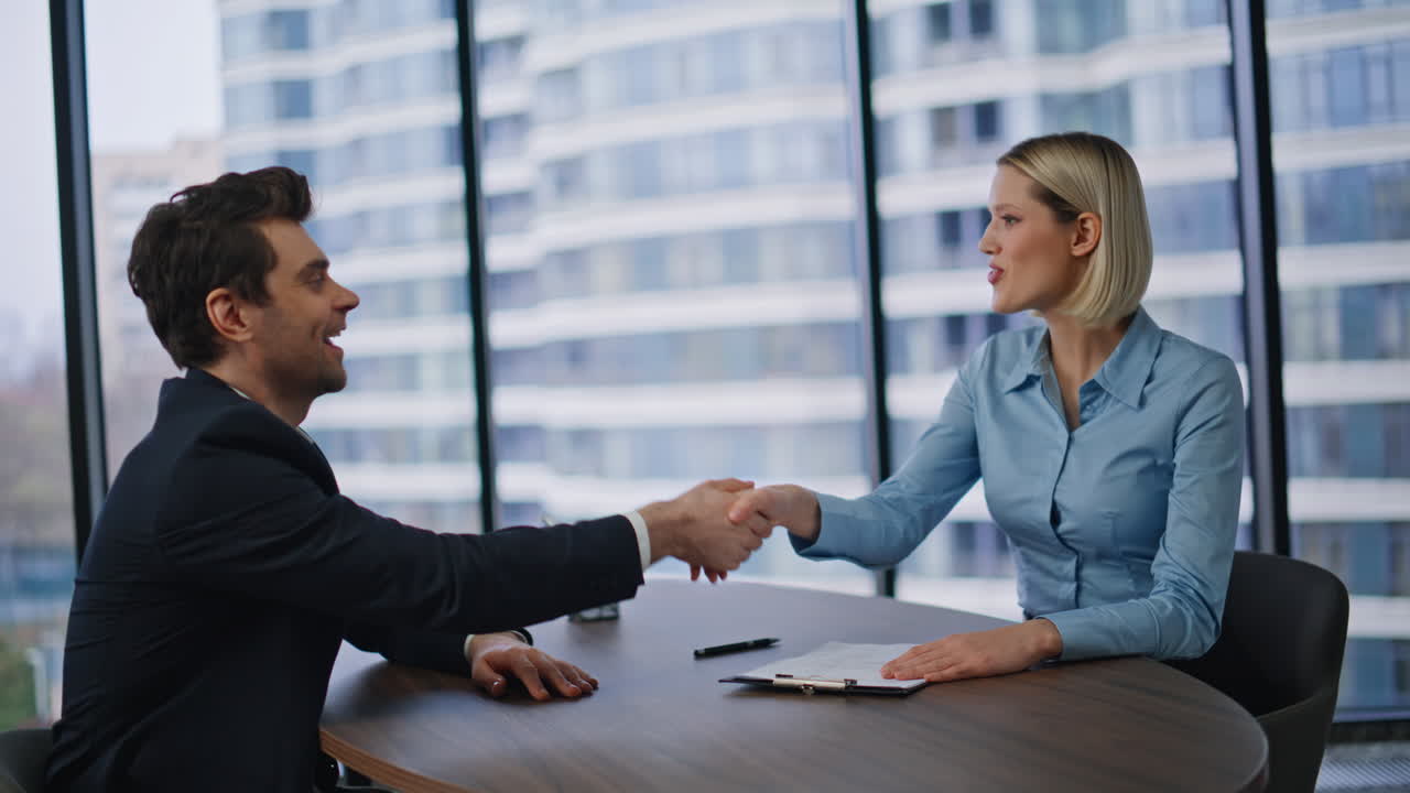 Job Interview and Business Agreement