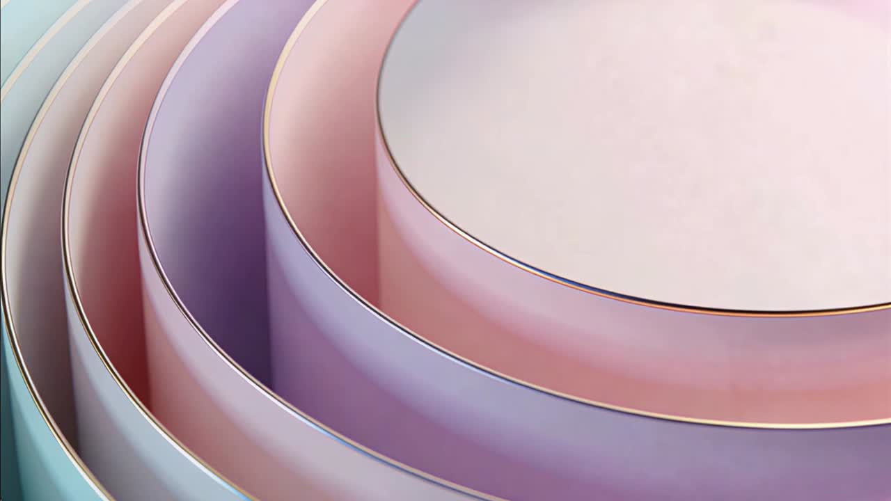 3D Abstract Seamless Animation Background