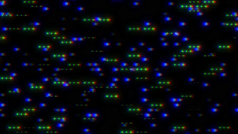 colorful network of dots forming a gridded pattern