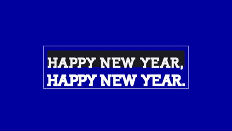 Modern-Happy-New-Year-text-in-frame-on-blue-gradient