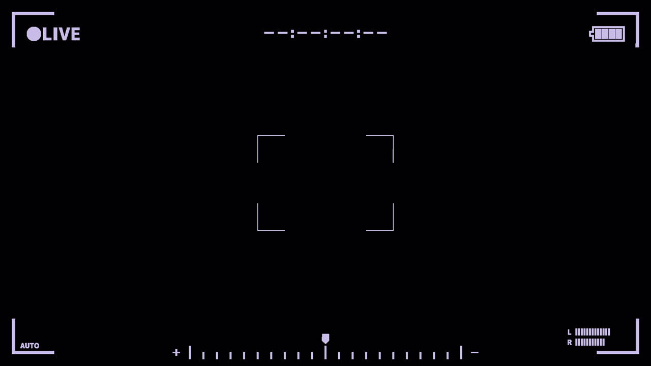 카메라 프레임 라이브 애니메이션 오버레이 1080p - 30fps - 알파 채널 (7)