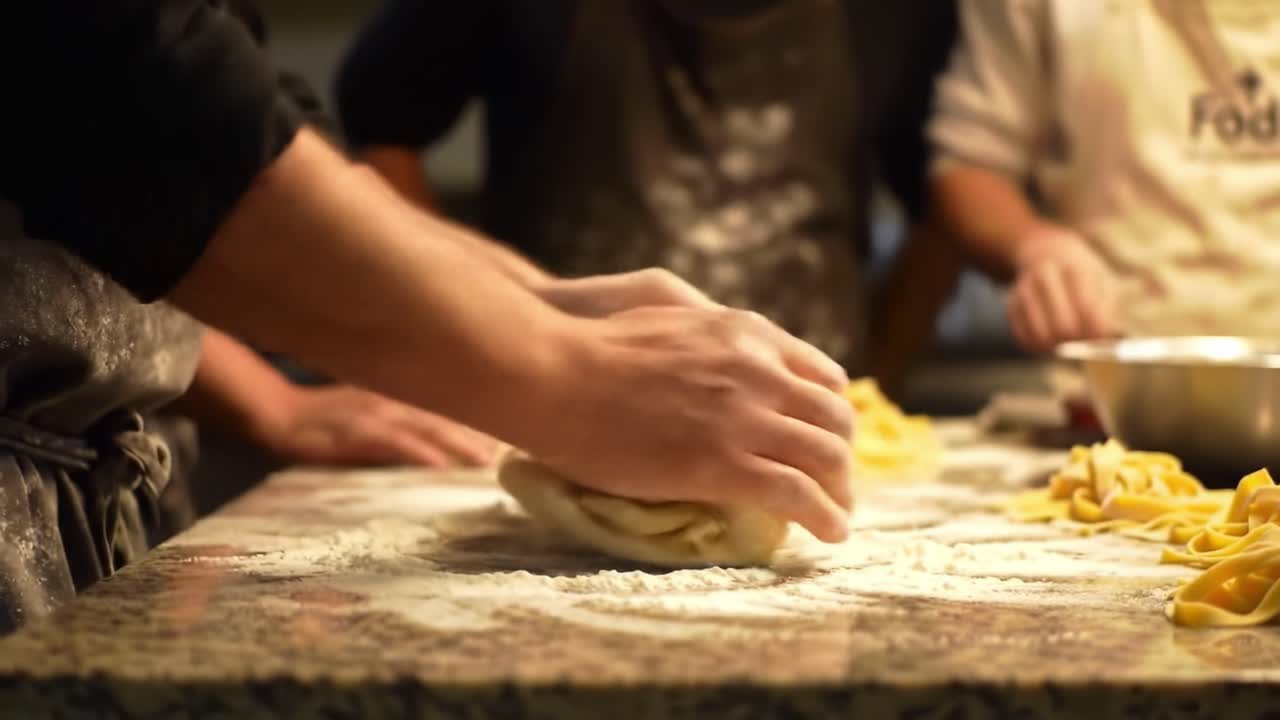 Mastering the Art of Dough: A Culinary Journey into Hand-Kneading Techniques for Perfect Pasta Preparation and Flavorful Italian Cuisine