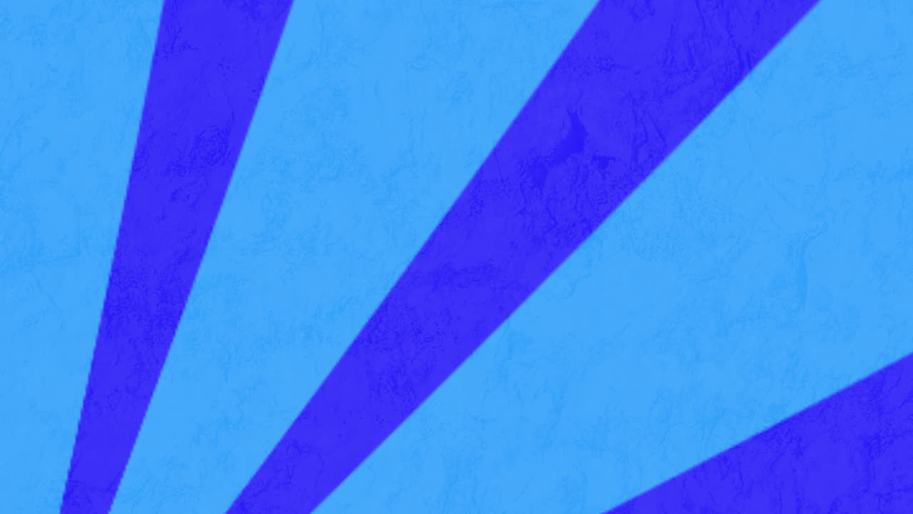 rayas que giran y se mueven contra un fondo azul