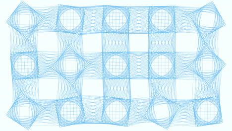 dynamic blue and white wavy pattern - abstract art design