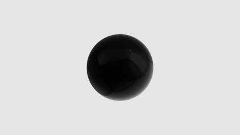 striped sphere rotating and deforming. minimal motion design. abstract 3d animation.