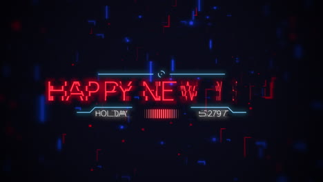 Frohes-Neues-Jahr-Auf-Digitalem-Bildschirm-Mit-Hud-elementen-Und-Neonlinien