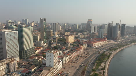 traveling front, downtown city of luanda, angola, africa today 7