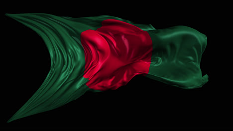 waving bangladesh flag