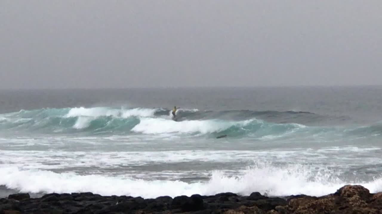 Surfing Fuerteventura&rsquo;s north shore on the Canary Islands