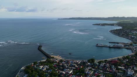 timelapse of virac port in the province of catanduanes, bicol region, philippines.