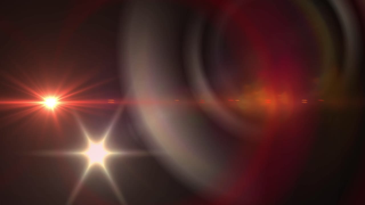 animación de puntos de luz sobre un fondo negro