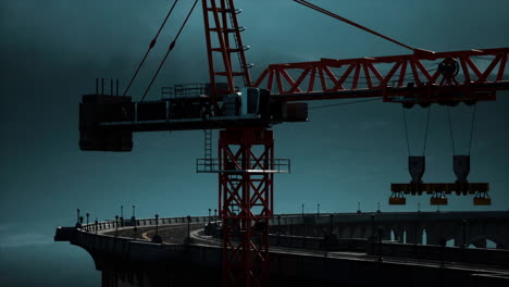 high way bridge under construction