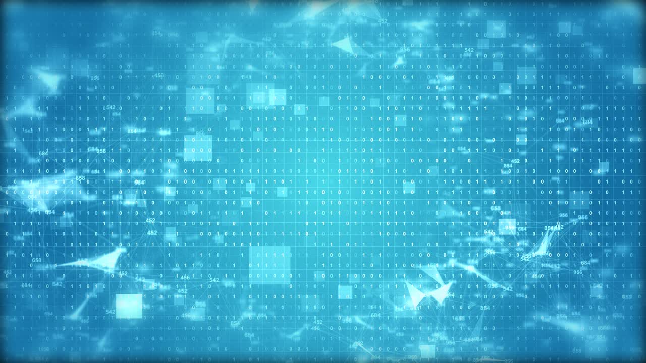 Abstract technology big data background digital data flow transferring transfer storage of data